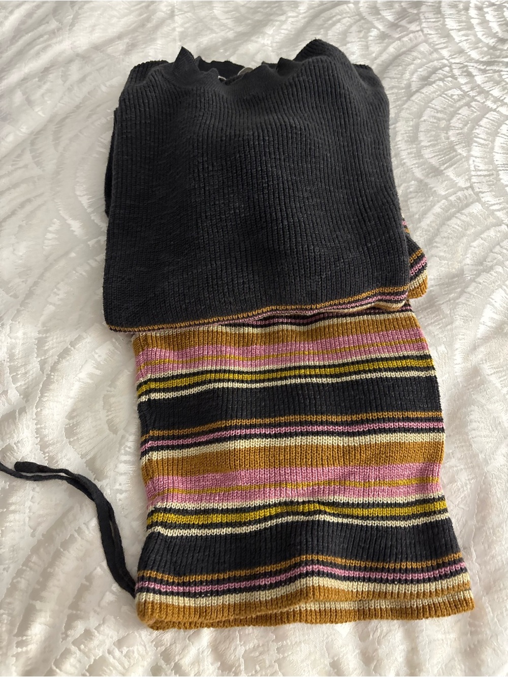 NATURAL LIFE Black Ribbed Knit Sweater - Picture 4 of 7
